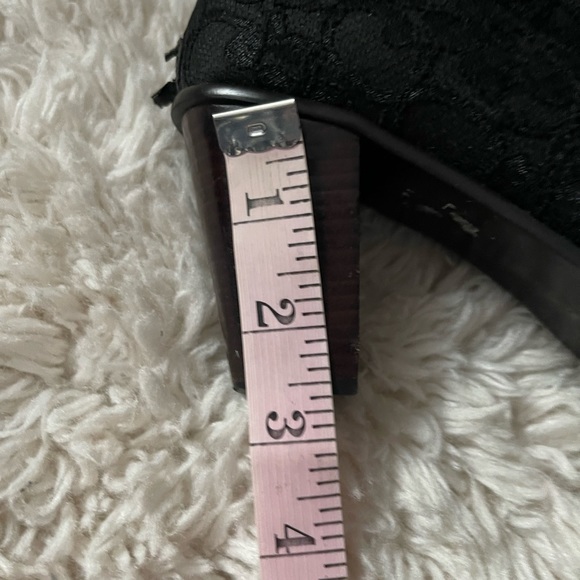 Tiramisu Black Lace Over Suede Western Style Boots - Picture 14 of 16